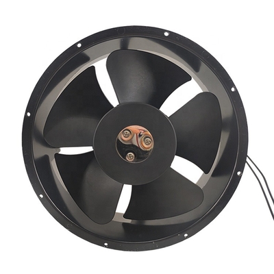 Round Electric Motor Cabinet Medical Equipment 254mm 220V 33W 25489 Smoke AC Blower